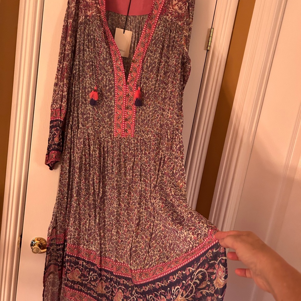 Spell Boho Long Sleeve Floral Maxi Dress - Picture 9 of 15